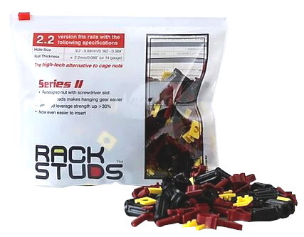 RackStuds Series Ii Red : 100 Pack