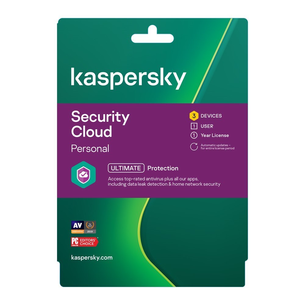 Kaspersky Security Cloud 3 Devices 1 Year License Email