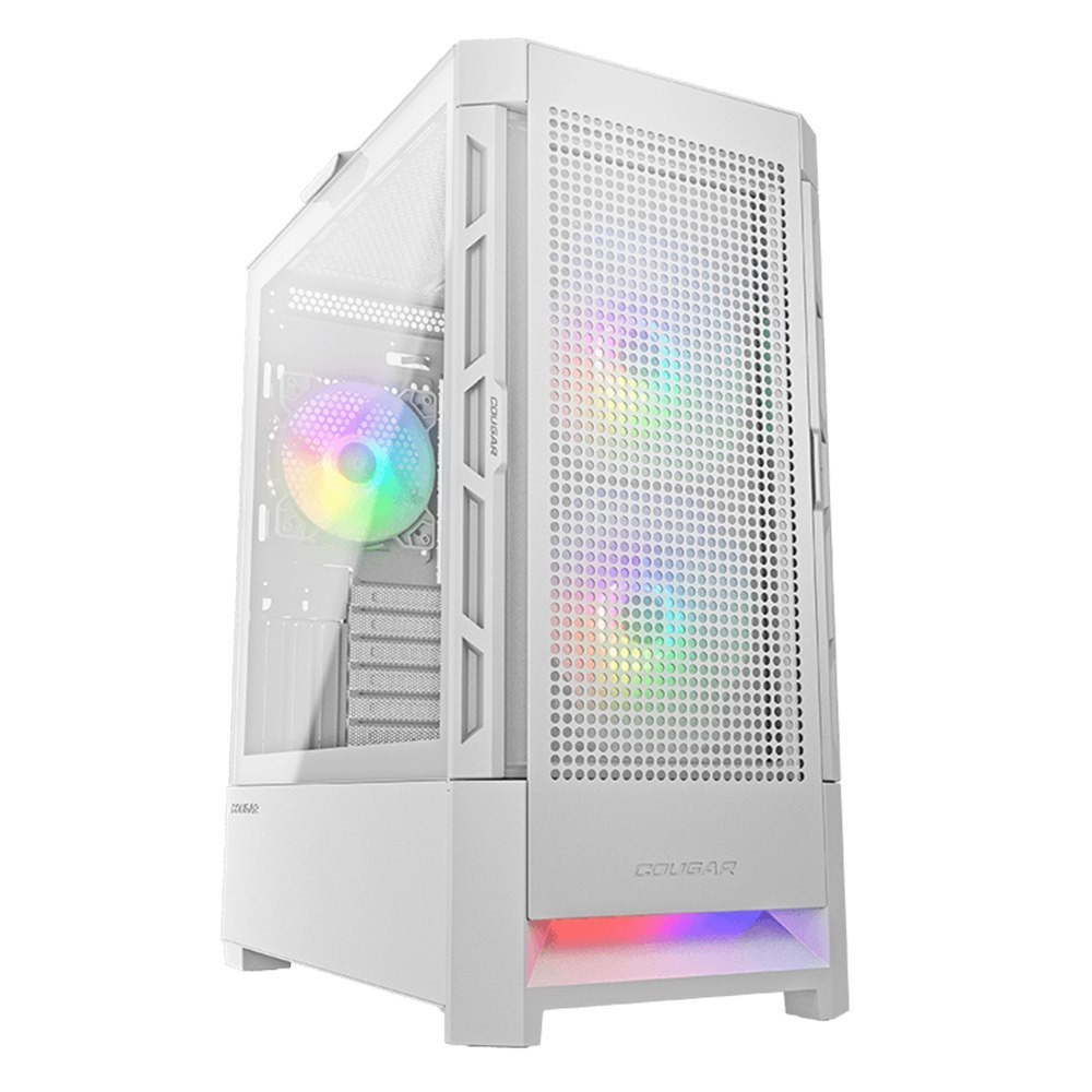 Cougar Airface RGB White Case 3X Argb Fans, Led Strip