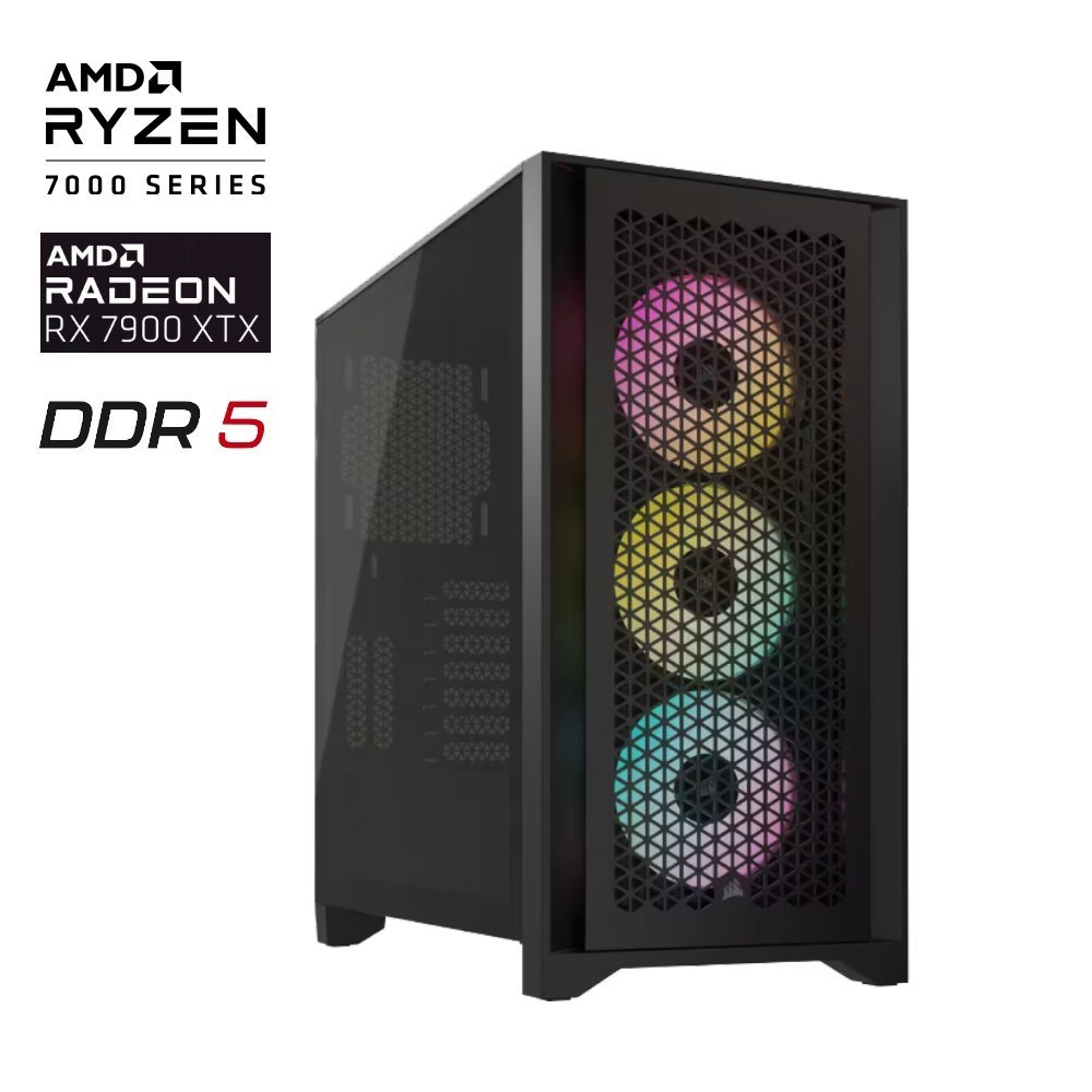 Custom Amd Devastor Gaming PC Ryzen 9 7950X RX7900XTX 32G DDR5