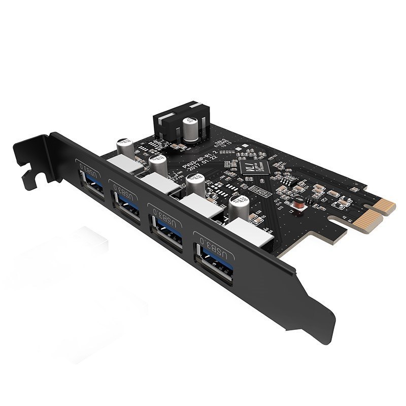 Orico Pvu3-4P 4-Port Usb 3.0 Pci-E Expansion Card