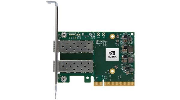 Nvidia ConnectX-6 LX En Adapter Card, 25GbE, Dual-Port SFP28, PCIe 4.0 X8, No Crypto, Tall Bracket