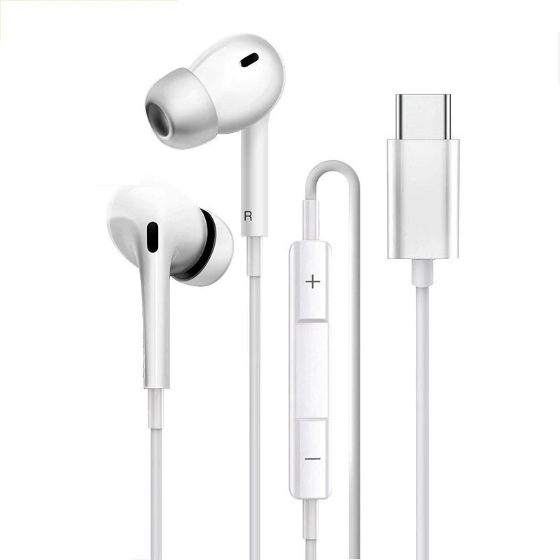 Pisen Earphones Usb-C (Wired Not Bluetooth) Only Compatible With Old Sumsang Models - Tpe Flexible Material,Confortable & Lightweight, Prevent Winding
