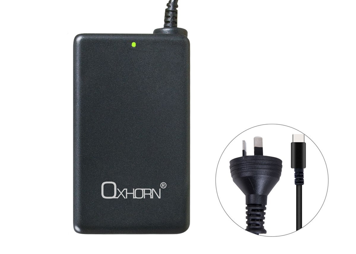 Just You PC Oxhorn 65W Ac Power Adapter Usb-C Charger Power Delivery For Lenovo HP Dell Asus Usb-C Laptop Tablet Mobile Built-In Power Supply Protection 2M Cable