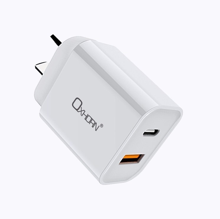 Just You PC Oxhorn Usb Type-C And Type-A 3.0 Quick Charge 20W Charger