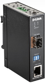 D-Link | Dis-M100g-Sw | Industrial Media Converter 100/1000 MBPS SFP To 100/1000 MBPS RJ45