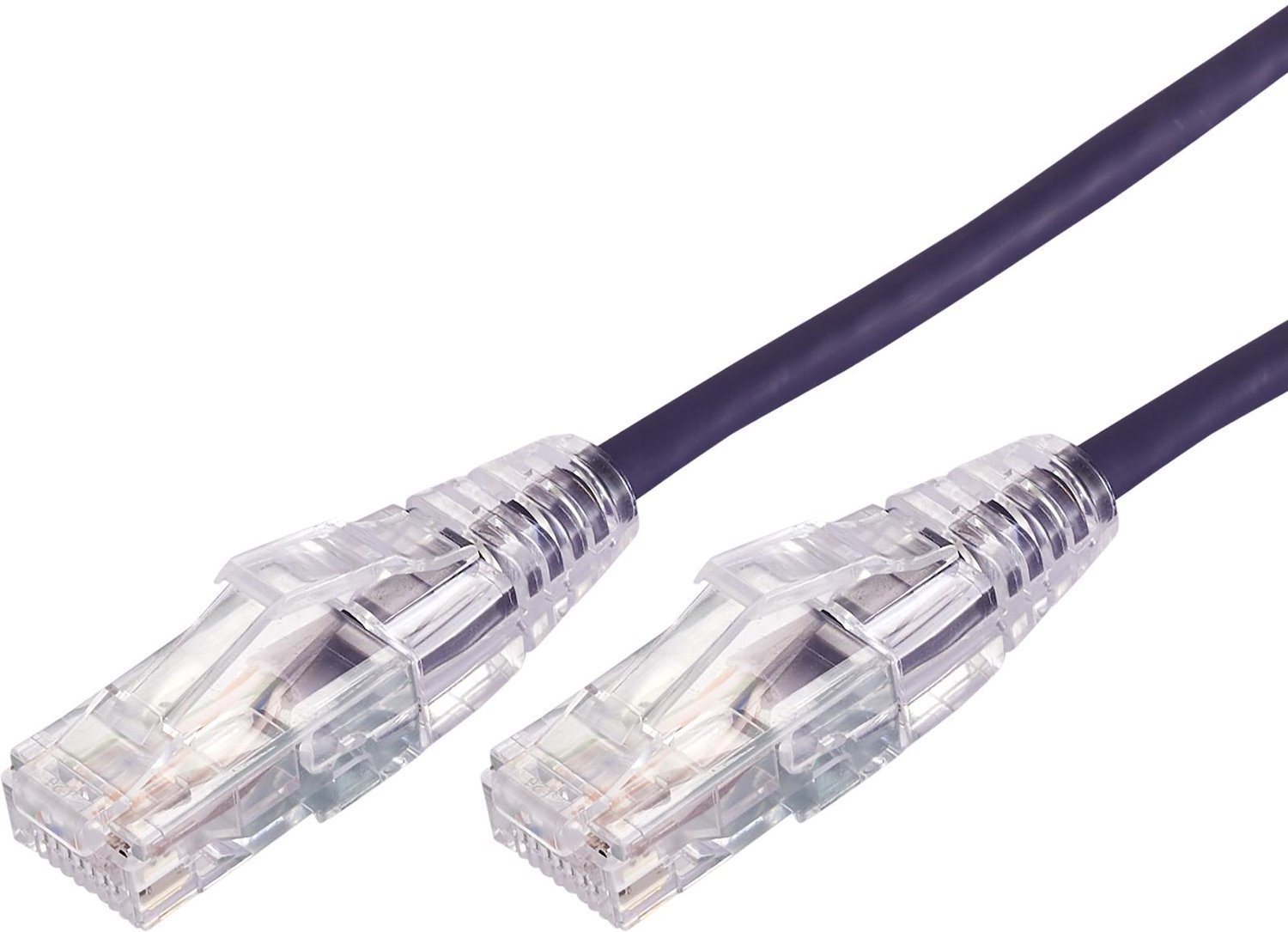 Comsol 0.5M 10GbE Ultra Thin Cat 6A Utp Snagless Patch Cable LSZH (Low Smoke Zero Halogen) - Purple