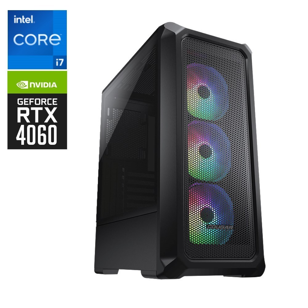 Custom Intel Guardian I7 12700F RTX4060 Gaming PC 1T SSD 32G