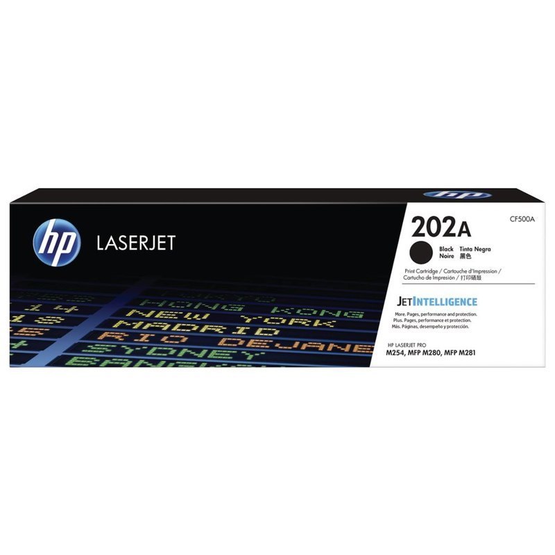 Hewlett Packard HP Cf500a #202A Black Toner Cartridge