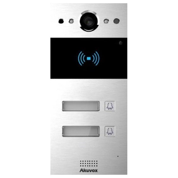 Akuvox Sip Intercom With Two 2 Buttons Video & Card Reader