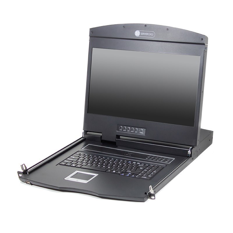 Serveredge 1-Port 19Inch LCD KVM - PS/2 Usb Vga - Includes 1 X Custom KVM Cables