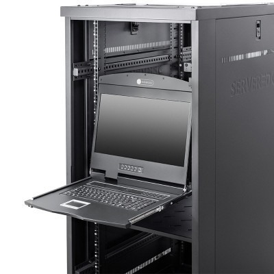 Serveredge 8-Port 19Inch LCD KVM - PS/2 Usb Hdmi - Includes 8 X Custom KVM Cables