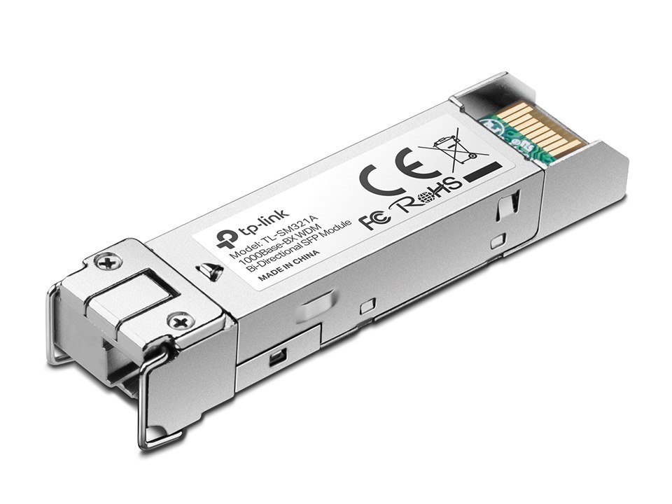 TP-Link | Tl-Sm321a | 1000Base-BX WDM Bi-Directional SFP Module | LC Connector