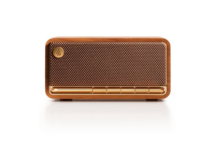 Edifier MP230 Brown Portable Bluetooth Retro Speaker - Bluetooth 5.0, Aux, Micro SD, Usb Audio Streaming, 10HRS Battery Life