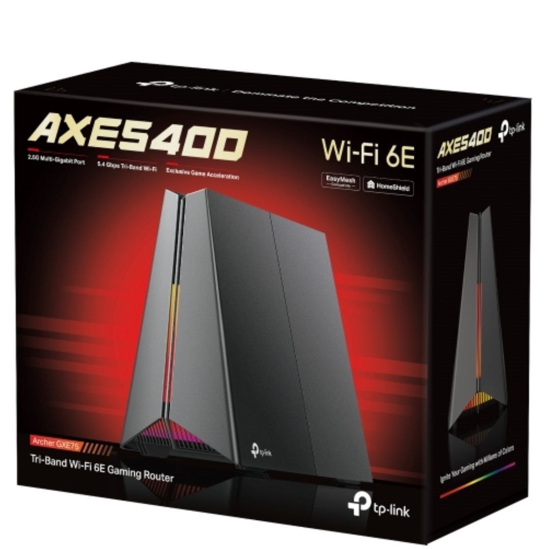 Tp-Link Archer Axe5400 Tri-Band Gaming Router, 3YR