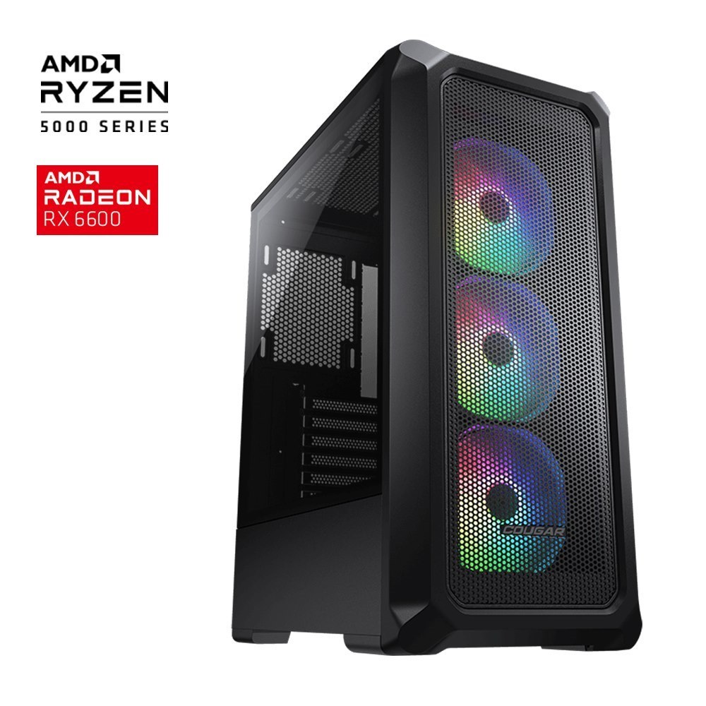 Custom Amd Guardian Gaming PC Ryzen 5 5500 RX6600 1TB 32GB