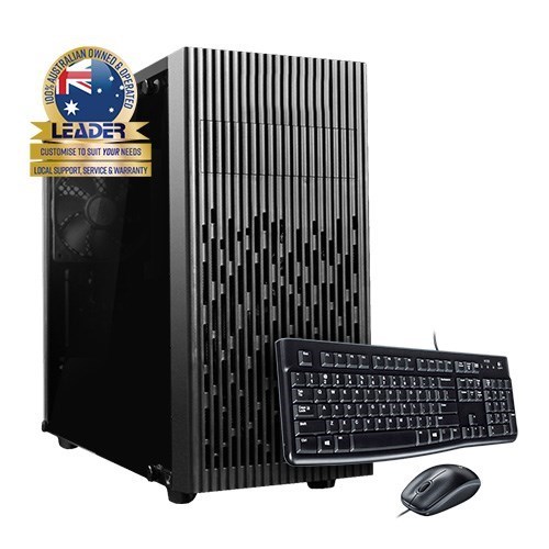 Leader Visionary 325 Desktop, Intel I3-13100 Cpu, 16GB DDR5, 500GB M.2 NVMe SSD, 450W Psu, B760 Chipset, Windows 11 Home, 1 Year Warranty