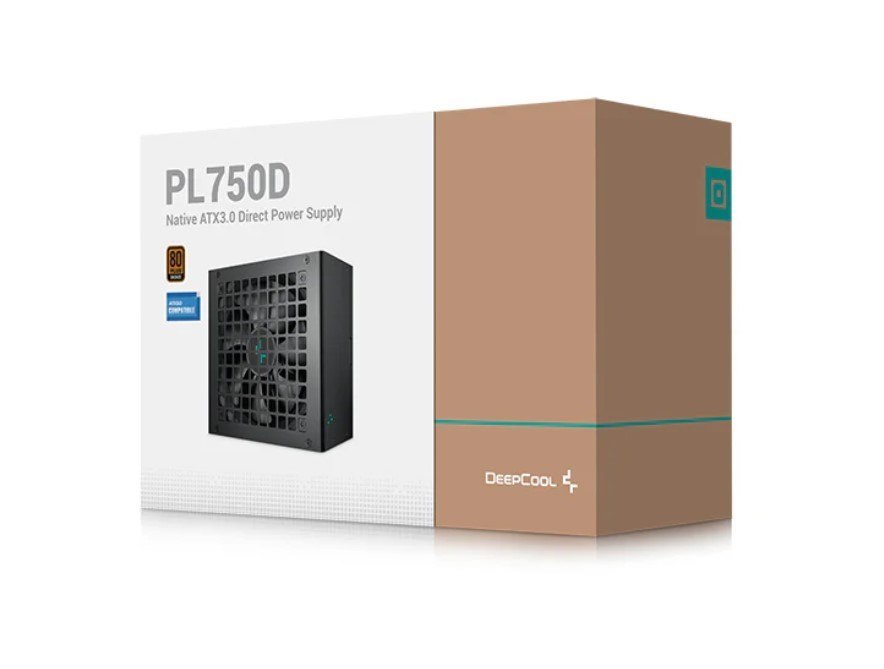 DeepCool PL750D 750W 80+ Bronze Certified Non-Modular Atx Power Supply