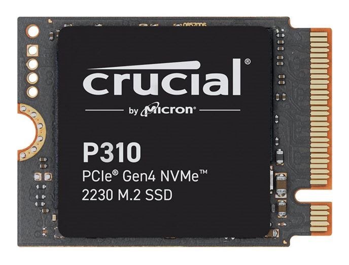 Crucial P310 1TB M.2 2230 NVMe SSD 7100/6000 MB/s 1M Iops 220TBW 2M MTTF For MS Surface Pro Valve Steam Deck Asus Rog Ally Lenovo Legion Go Msi Claw