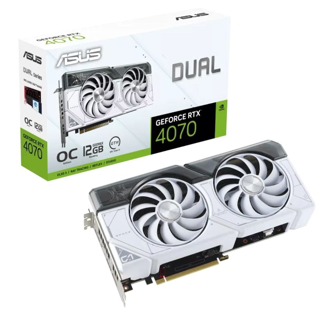 Asus nVidia GeForce Dual-Rtx4070-12G-White