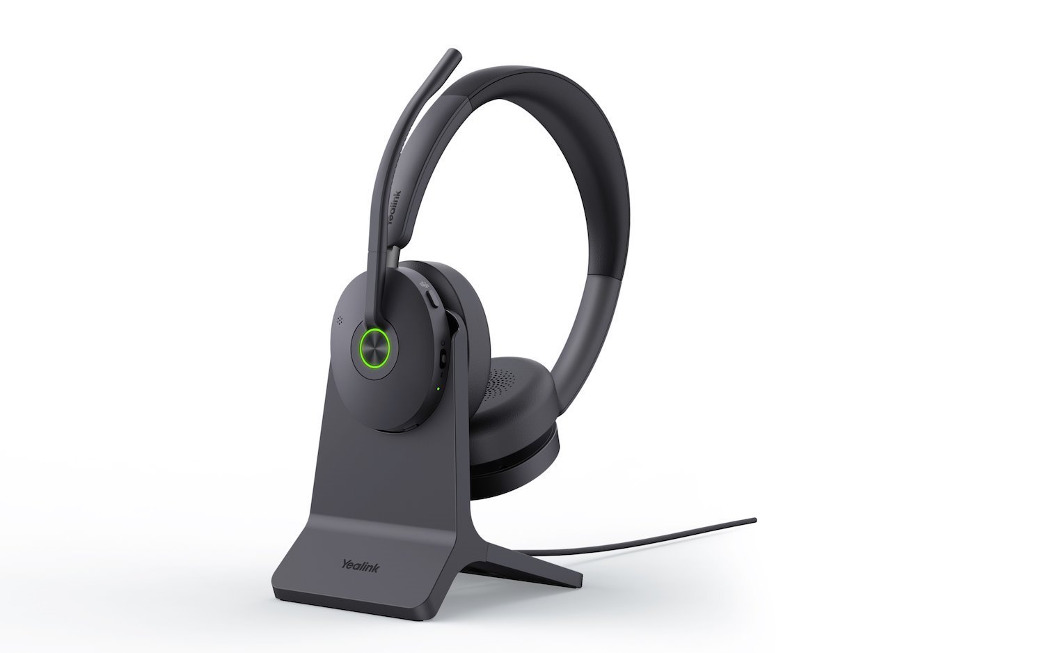 Yealink BH74 With Stand Teams Usb-C/A Bluetooth Headset, Active Noise Cancellatio, Acoustic Shield, Wireless Range 50 M, Talk Time Of Up To 32 Hours