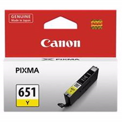 Canon CLI-651Y Original Inkjet Ink Cartridge - Yellow Pack
