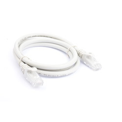 8Ware Cat 6A Utp Ethernet Cable, Snagless&#160; - 1M (100CM) Grey