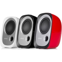 Edifier R12u Usb Compact 2.0 Multimedia Speakers System (White) - 3.5MM AUX/USB/Ideal For Desktop,Laptop,Tablet Or Phone