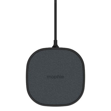 Mophie Wireless Charging Pad 15W - Black (401305907), Qi Certified & Approved, Charge Pad