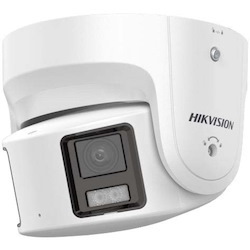 Hikvision DS-2CD2387GPSL4 8MP Outdoor ColourVu Panoramic Turret Camera, WDR, Ip67, Dual Lens, 4MM