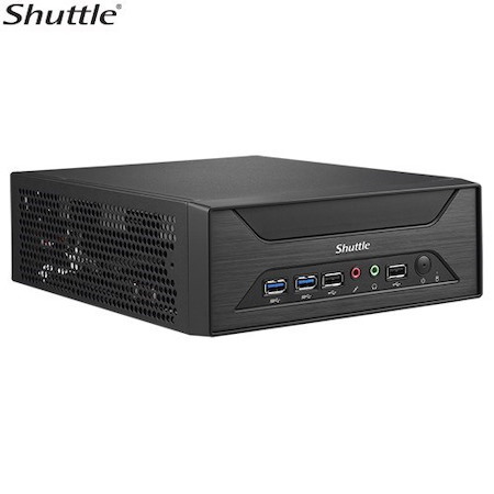 Shuttle XH270 Slim Mini PC 3L Barebone - Support Intel KBL&SKY Cpu, 4X 2.5' HDD/SSD Bay (Raid), 2xLAN, Hdmi, DP, Vga, RS232, 2xDDR4,  M.2 2280, 120W