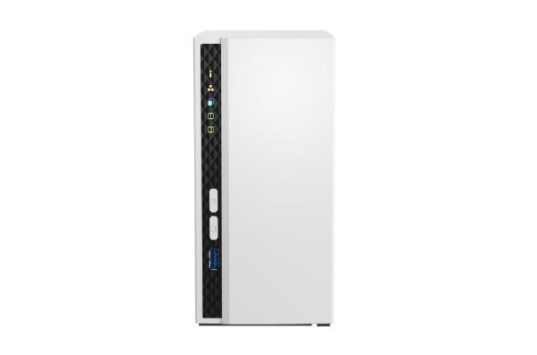 Qnap 2 Bay Arm 4C 2.0GHz ; 2 X Sata 6Gb/s 3.5"/2.5"; 2GB Ram On-Board; 1 X GbE ; 1 X Usb3.2 Gen1 And 2 X Usb2.0