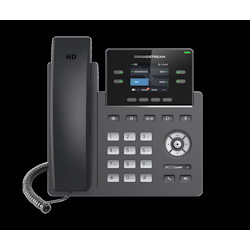 Grandstream GRP2612W 4 Line Ip Phone, 2 Sip Accounts, 320X240 Colour Screen, HD Audio, Inbuilt WiFi, Powerable Via Poe