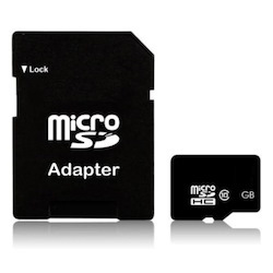 Team Group Micro SDHC 8GB, Class 10, 14MB/s Write*, With SD Adapter, Lifetime Warranty