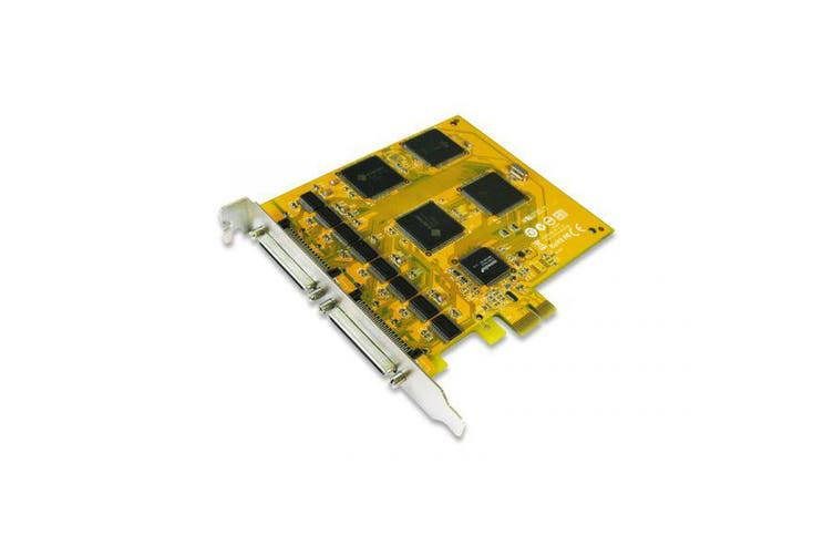 Sunix 16-Port RS-232 High Speed Pci Express Serial Board, 921.6Kbps, Support Microsoft Windows, Linux, And Dos (LS)