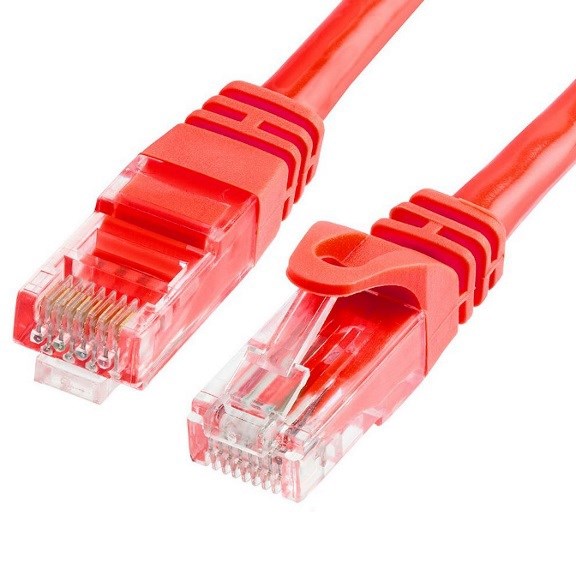 Astrotek Cat6 Cable 5M - Red Color Premium RJ45 Ethernet Network Lan Utp Patch Cord 26Awg Cu Jacket