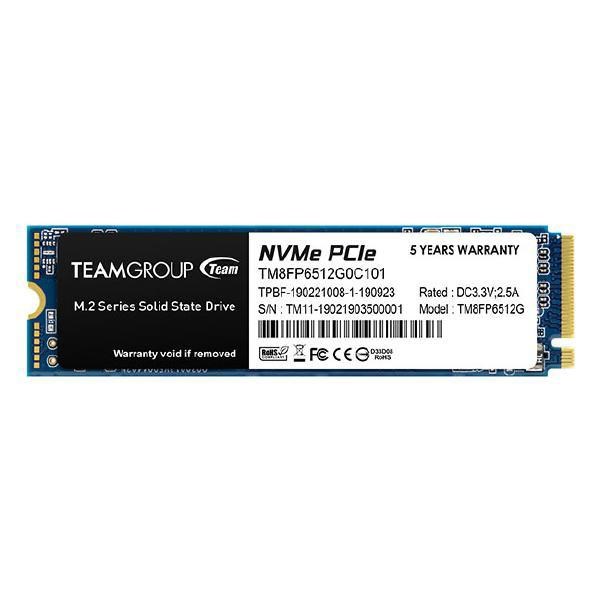 Team Group MP33 M.2 Nvme SSD 3D 1700MB/1400MB SSD 512GB