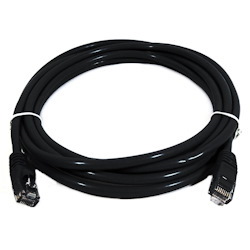 8Ware Cat 6A Utp Ethernet Cable, Snagless  - Black 3M