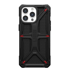 Uag Monarch Kevlar Apple iPhone 15 Pro Max (6.7') Case - Kevlar Black(114298113940), 20 FT. Drop Protection(6M),5 Layers Of Protection,Tactical Grip