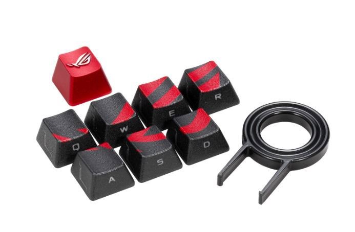 Asus Ac02 Rog Gaming Keycap Set Premium Textured Side-Lit Design For Fps/Moba Keys