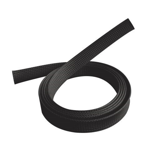 Brateck Braided Cable Sock (40MM/1.6' Width) Material Polyester Dimensions1000x40mm -- Black