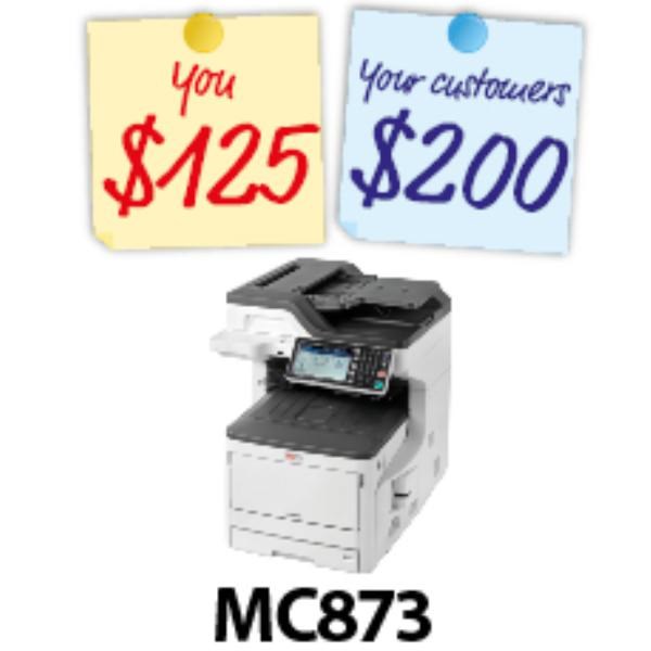 Oki MC873dn Colour A3 Network MFP