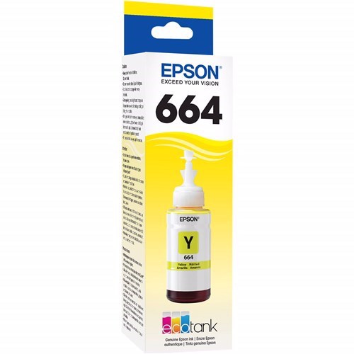 Epson T664 Ink Refill Kit - Yellow - Inkjet