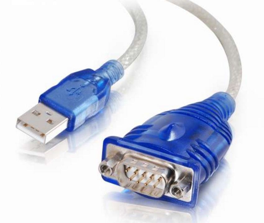 Astrotek Usb To Serial RS232 DB9 Com Port Converter Cable 45CM Transparent Colour