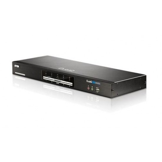 Aten 4 Port Usb 2.0 Dvi Dual View KVMP Switch. Support Dual Link