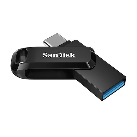 SanDisk Ultra Dual Drive Go 256 GB USB 3.1 (Gen 1), USB 3.1 Type A Flash Drive - Black