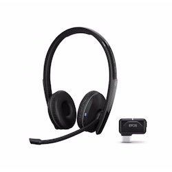 Sennheiser Epos | Sennheiser Adapt 261 On-Ear, Double-Sided Bluetooth© Headset With Usb-C Dongle, Uc Optimised And Microsoft Teams Certified, Noise-Canceling Mic