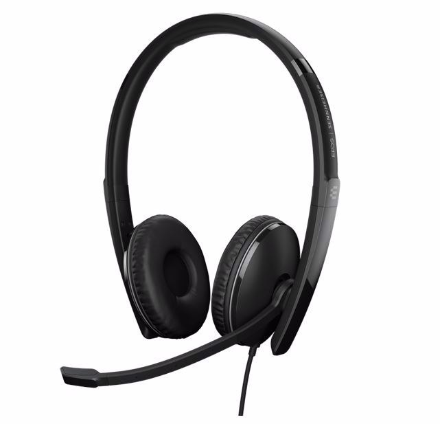 Sennheiser Epos | On-Ear Double-Sided Usb-A Headset In-Line Call Control. Certified For Microsoft Teams And Optimised For Uc. Active Noise Cancellation.