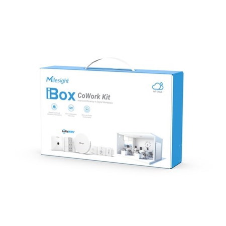 Milesight iBox CoWork Kit, Easy-To-Install LoRaWAN, Smart Office Monitoring And Control Solution, Help Transform Environment To Smart, Interconneted