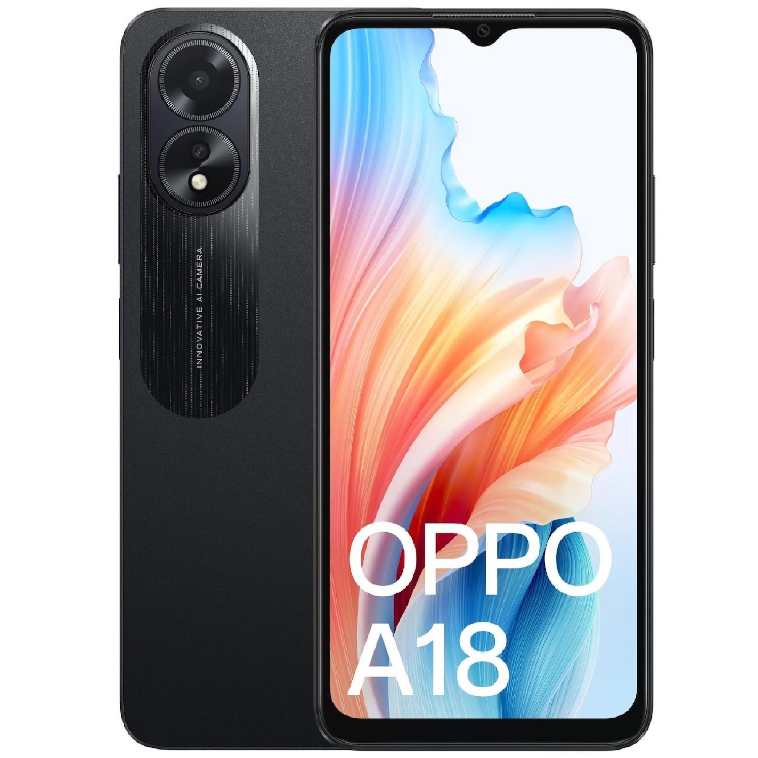 Oppo A18 5G 128GB - Black (Cph2591au Black)*AU Stock*, 6.56', HD+, 90Hz, 4GB/128GB, 8MP/5MP, Dual Sim, 5000mAh,2YR